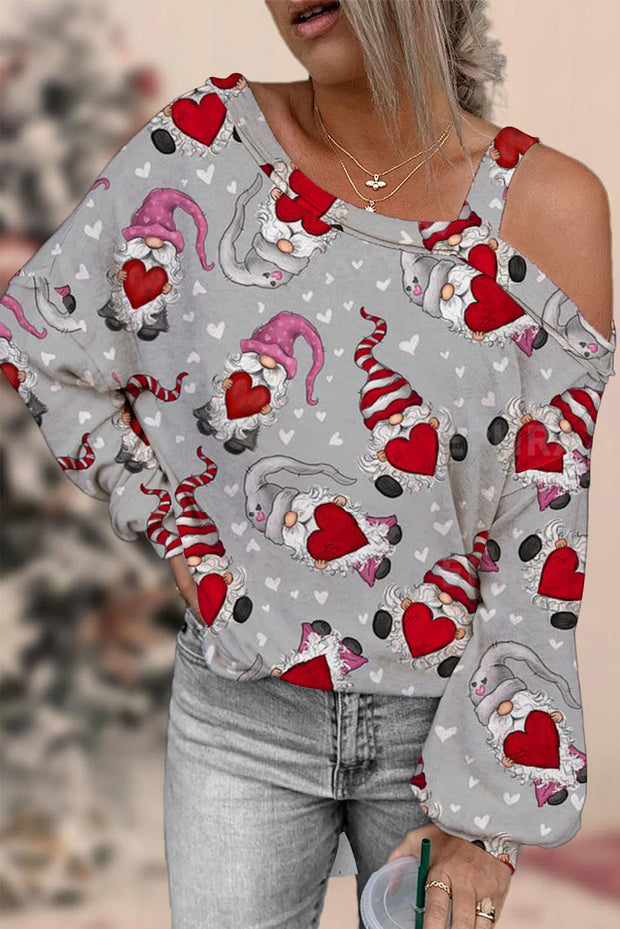 Love Gnomes Off-shoulder Blouse