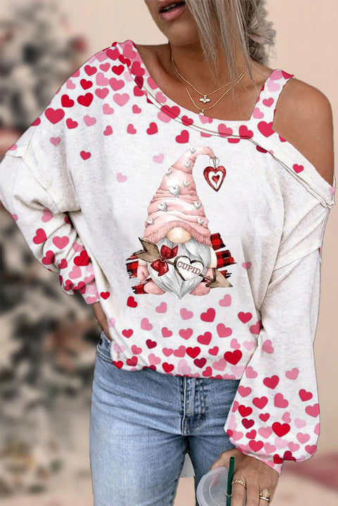 Love Gnome Off-shoulder Blouse