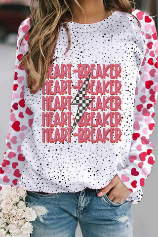 Valentine's Day Heart-breaker Sweatshirt
