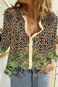 Pray On It Pray Over It Pray Through It Leopard Long Sleeve Shirt