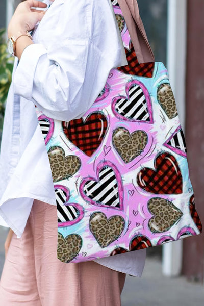04 Valentine's Day Love Heart Tote Bag