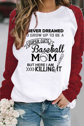 Super Cute Baseball Mom Sweatshirt
