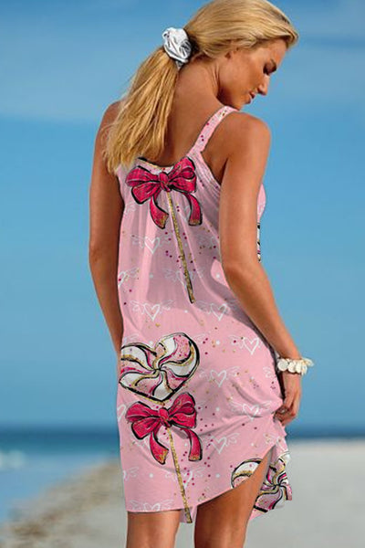 Love Lollipops Beach Sleeveless Dress