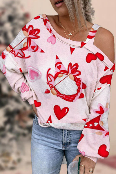 Love Gnome Off-shoulder Blouse