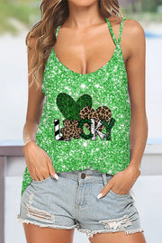 St. Patrick's Day Halter Top