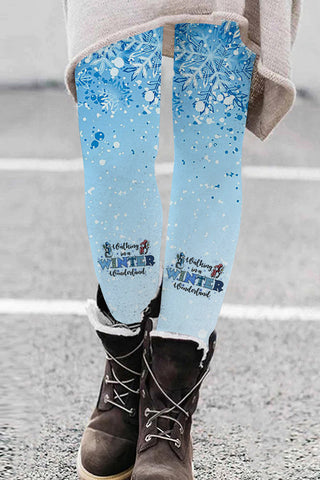 Winter Snowman Leggings