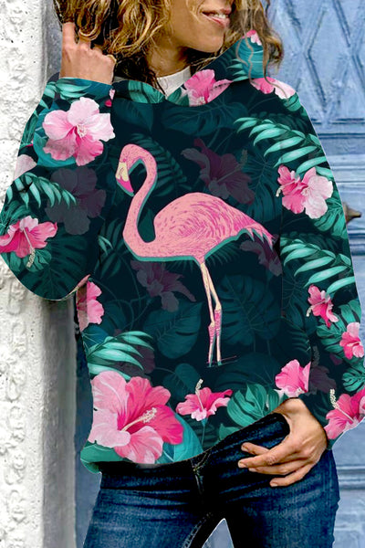 Spring/Summer Flamingos Hoodie
