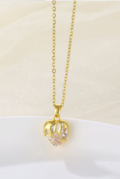 Heart Crystal Necklace