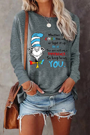 You Are Making A Difference So Keep Being You Print Sweatshirt