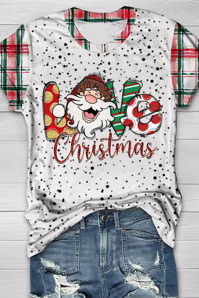 Plaid Christmas Love T-shirt
