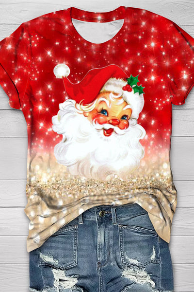 Christmas Santa Short Sleeve T-shirt