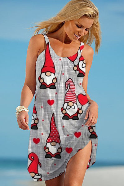 Love Gnome Sleeveless Dress