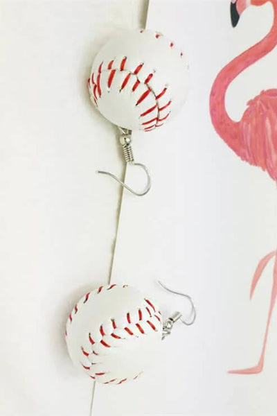Creative Fun Baseball Earrings