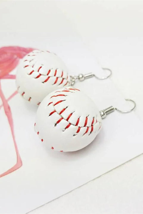 Creative Fun Baseball Earrings