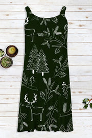 Christmas Tree Sleeveless Dress