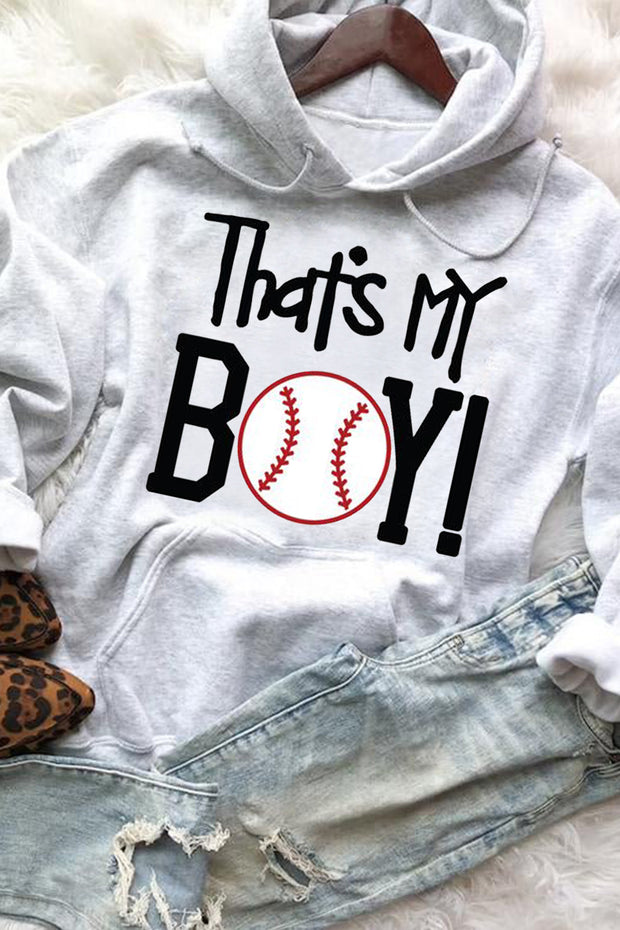 That's My Boy Long Sleeve Hoodie