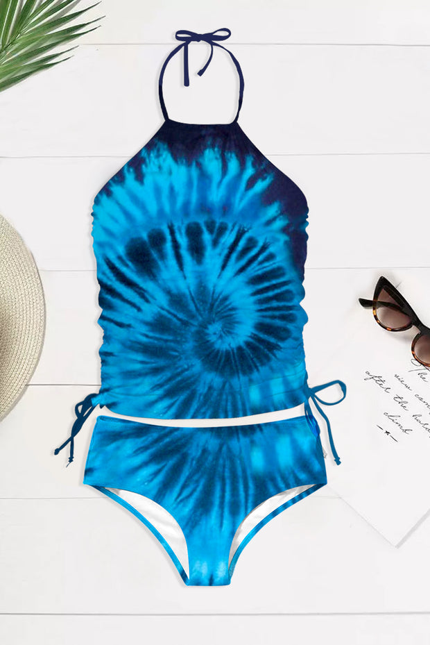 Tie Dye Print Bikini Swimsuit