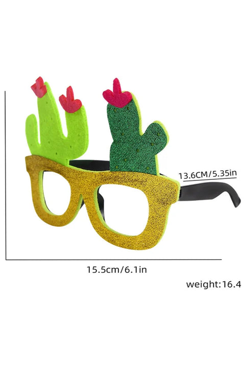 Cinco De Mayo Print Prop Glasses Frame