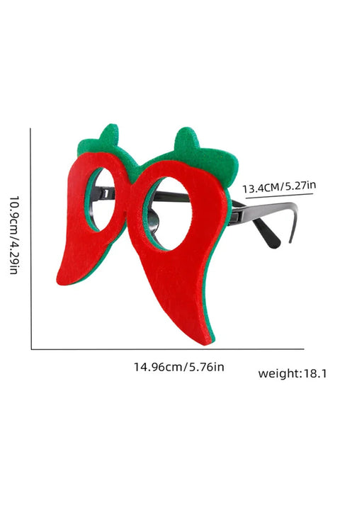 Cinco De Mayo Print Prop Glasses Frame