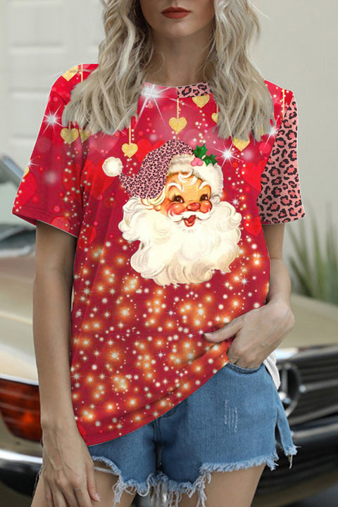 Christmas Red Santa T-shirt