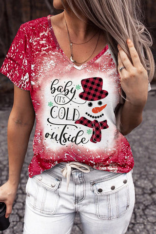 Baby ist kaltes äußeres T-Shirt