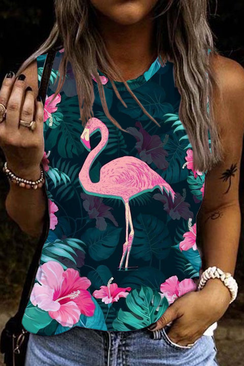 Spring/Summer Flamingos Tank