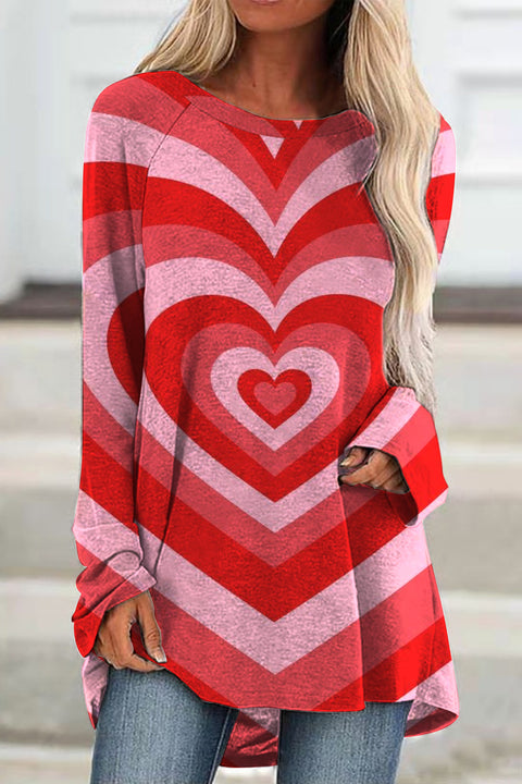 Love Heart Tie Dye Tunic