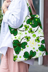 Casual Lucky Green Irish Shamrocks Tote Bag