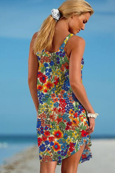 Bohemia Retro Beach Sleeveless Dress