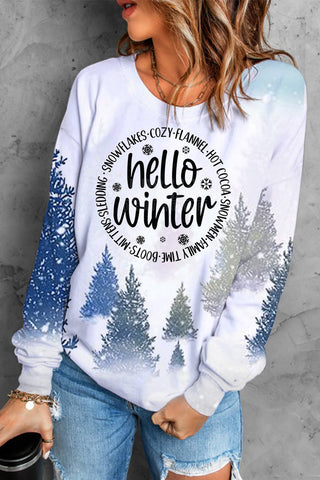 Hallo Winter-Sweatshirt