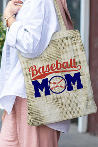 Baseball Mom Vintage Western Aztec Tote Bag
