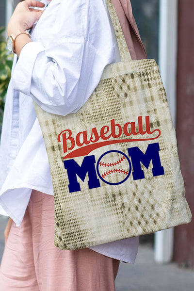 Baseball Mom Vintage Western Aztec Tote Bag
