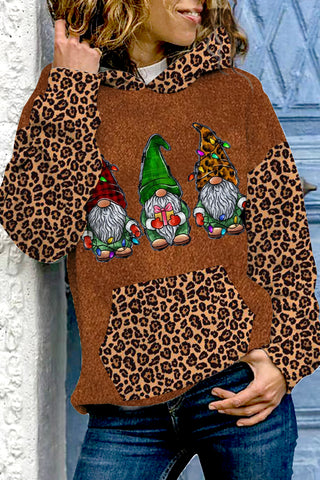Gnome Leopard Hoodie