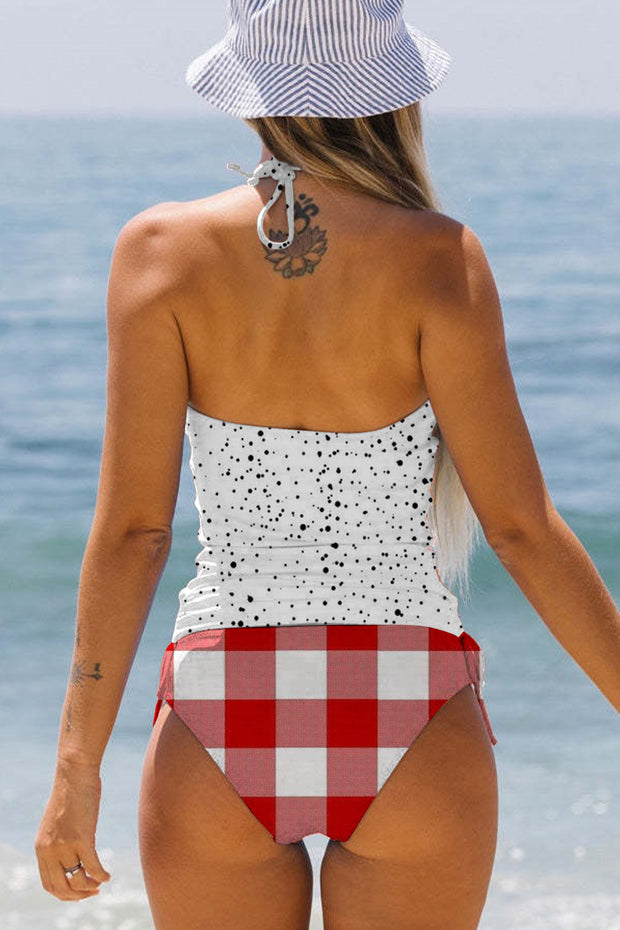 Gnomes Polka Dots Bikini Swimsuit