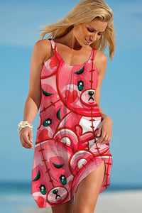 Love Bear Beach Sleeveless Dress