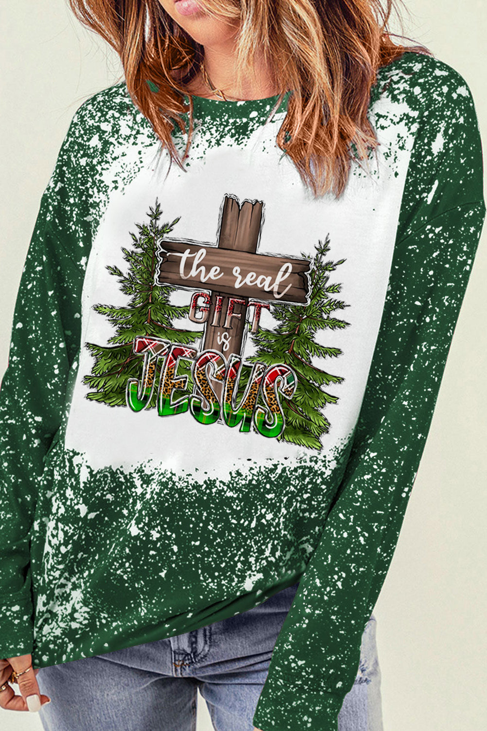 The Real Gift is Jesus Sweatshirt