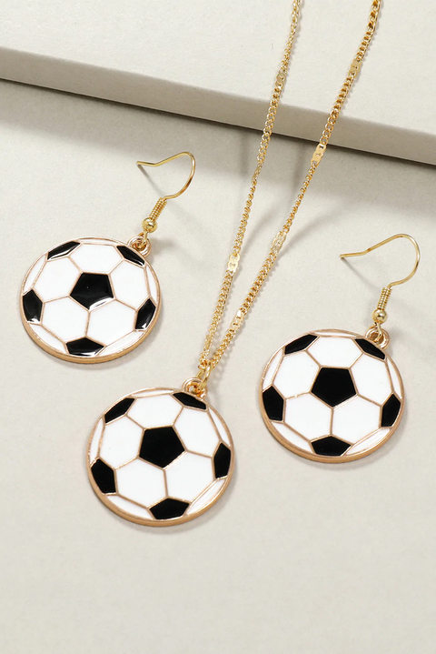 Football Soccer Ball Jewelry Sets