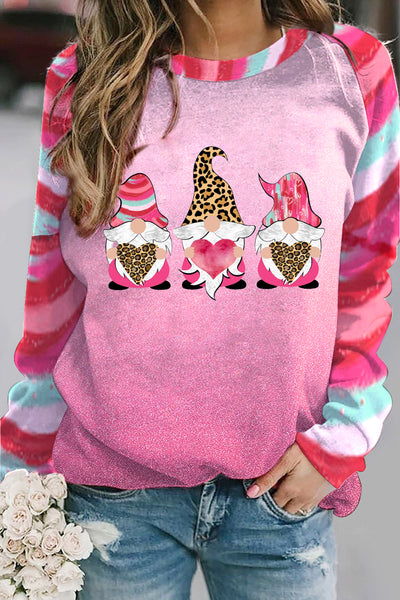 Pink LOVE Gnome Sweatshirt