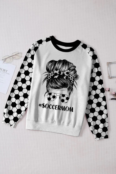 Gift For Mom Lover Soccer Long Sleeve Sweatshirt