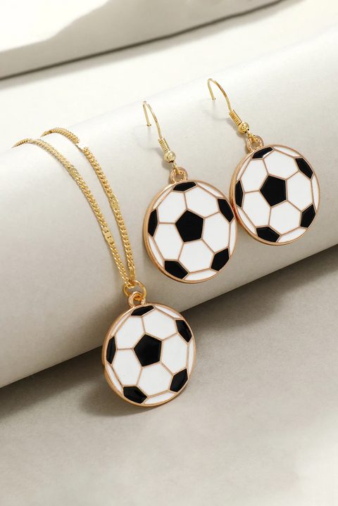 Football Soccer Ball Jewelry Sets