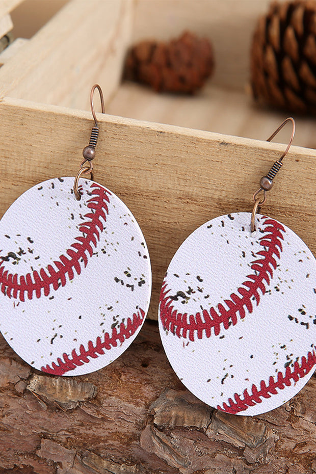 Soccer Print Earrings