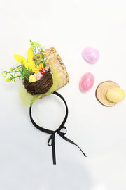 Happy Easter Bunny Bird Nest Decorative Headband