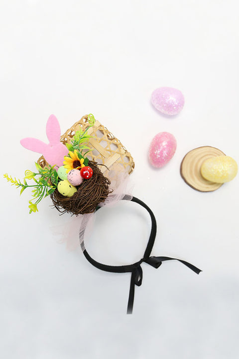 Happy Easter Bunny Bird Nest Decorative Headband