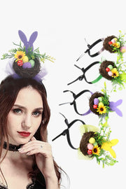 Happy Easter Bunny Bird Nest Decorative Headband