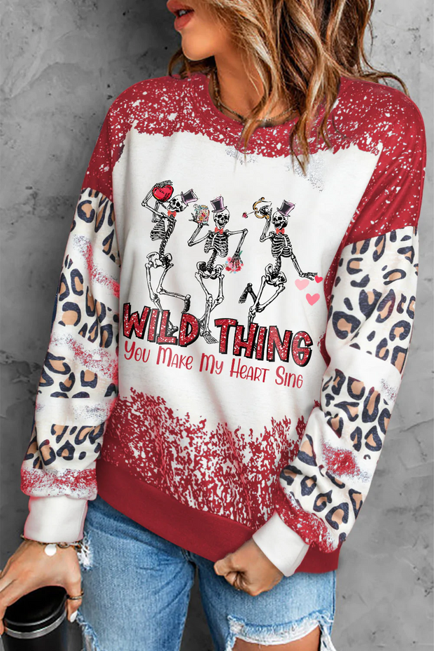 Wild Thing Print Sweatshirt