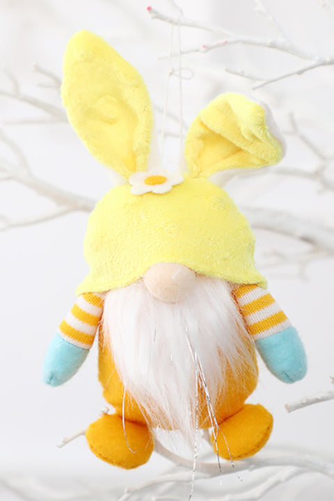 Cute Easter Gnome Doll Pendant With Bunny Ears Hat