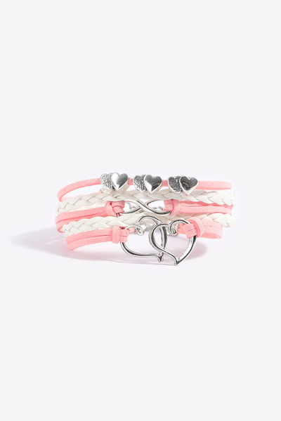 Pink Heart Bracelet