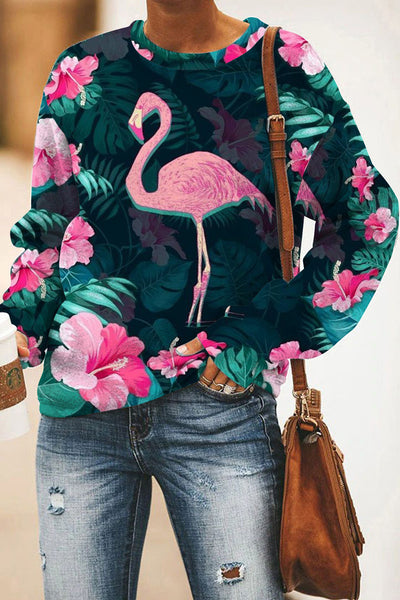 Spring/Summer Flamingos Sweatshirt