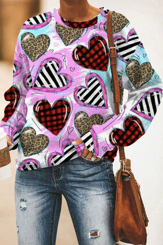 Valentine's Day Love Heart Sweatshirt