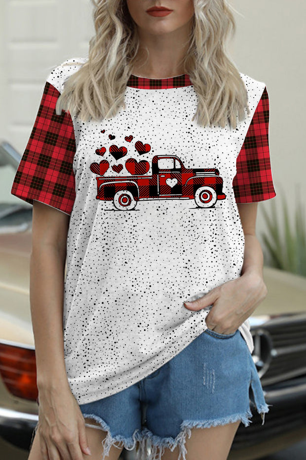 Car Plaid T-shirt